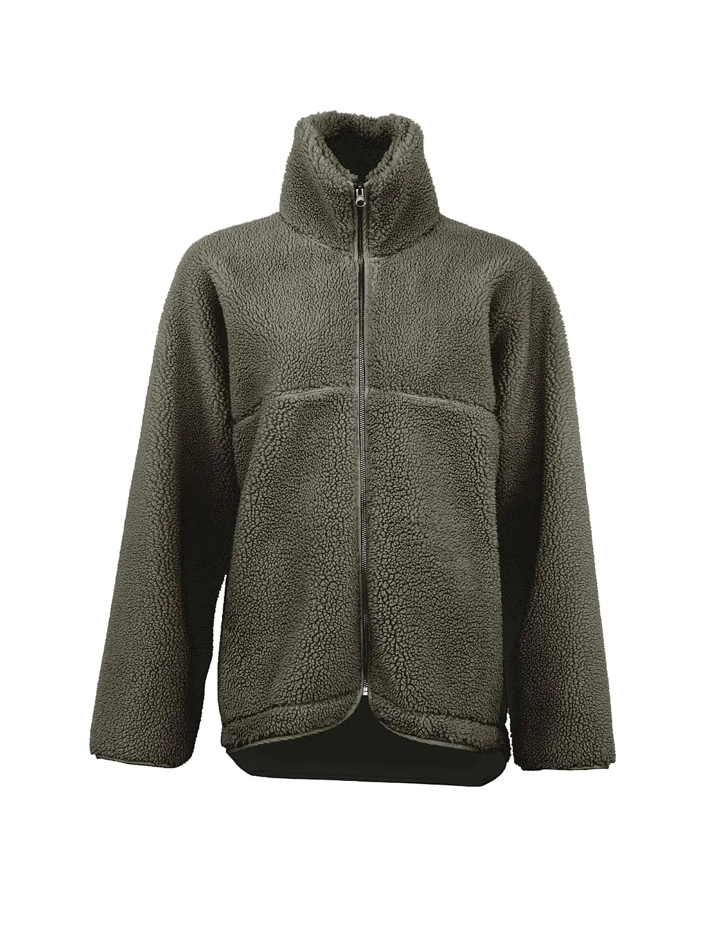 WITHBLACK | Jacke in Felloptik PILE | hellbraun